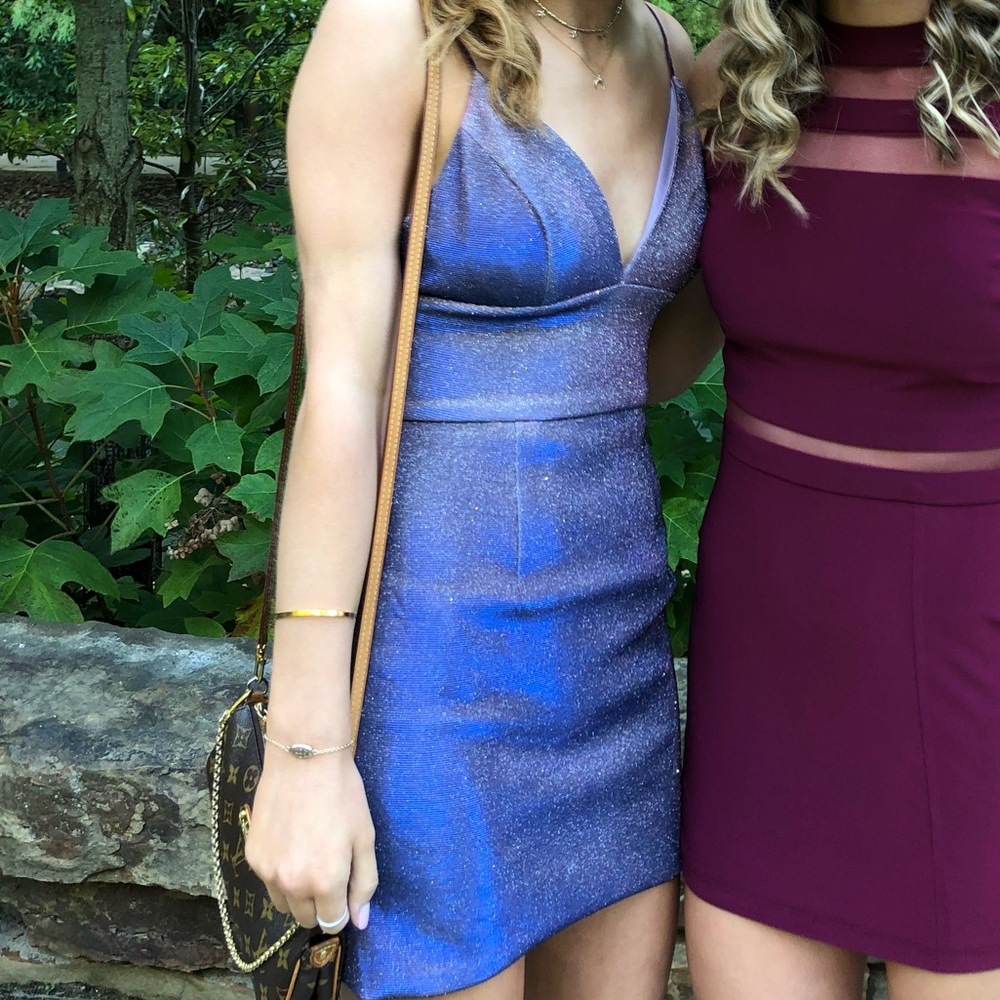 ELECTRIC PURPLE SHERRI HILL DRESS